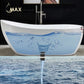 Freestanding Bathtub Drain Metal, Matte Black Finish