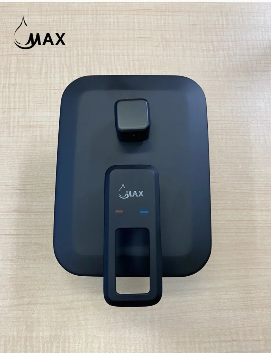 Shower Valve Three Functions Matte Black