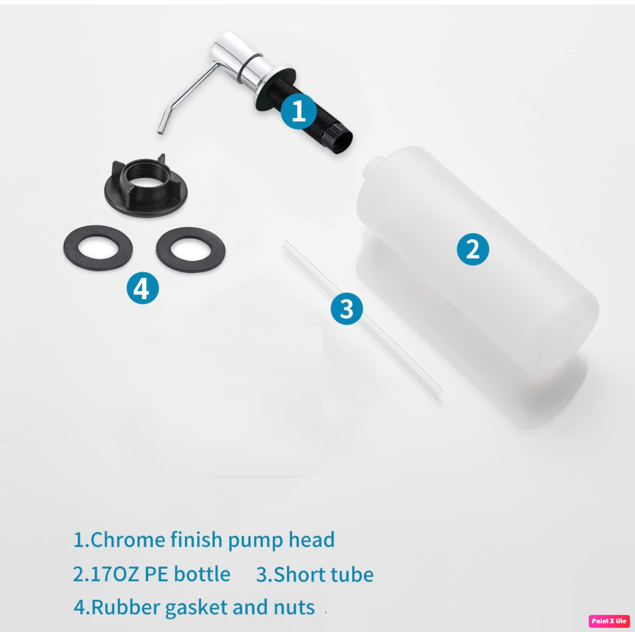 Soap & Lotion Dispenser Chrome Finish