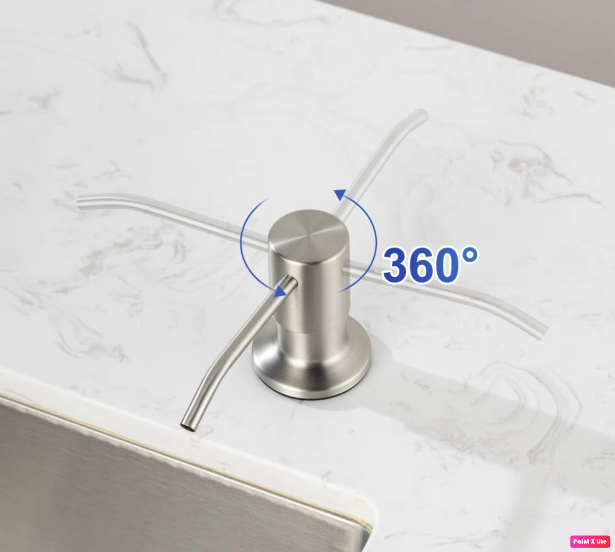 Soap & Lotion Dispenser Brushed Nickel Finish