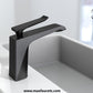 Modern Bathroom Faucet Single Handle Matte Black