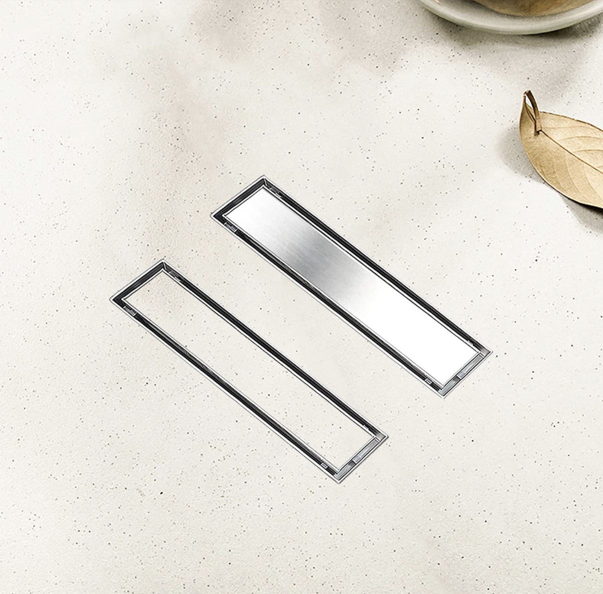 MAX Faucets | 18-Inch Linear Shower Drain with Cover – Chrome