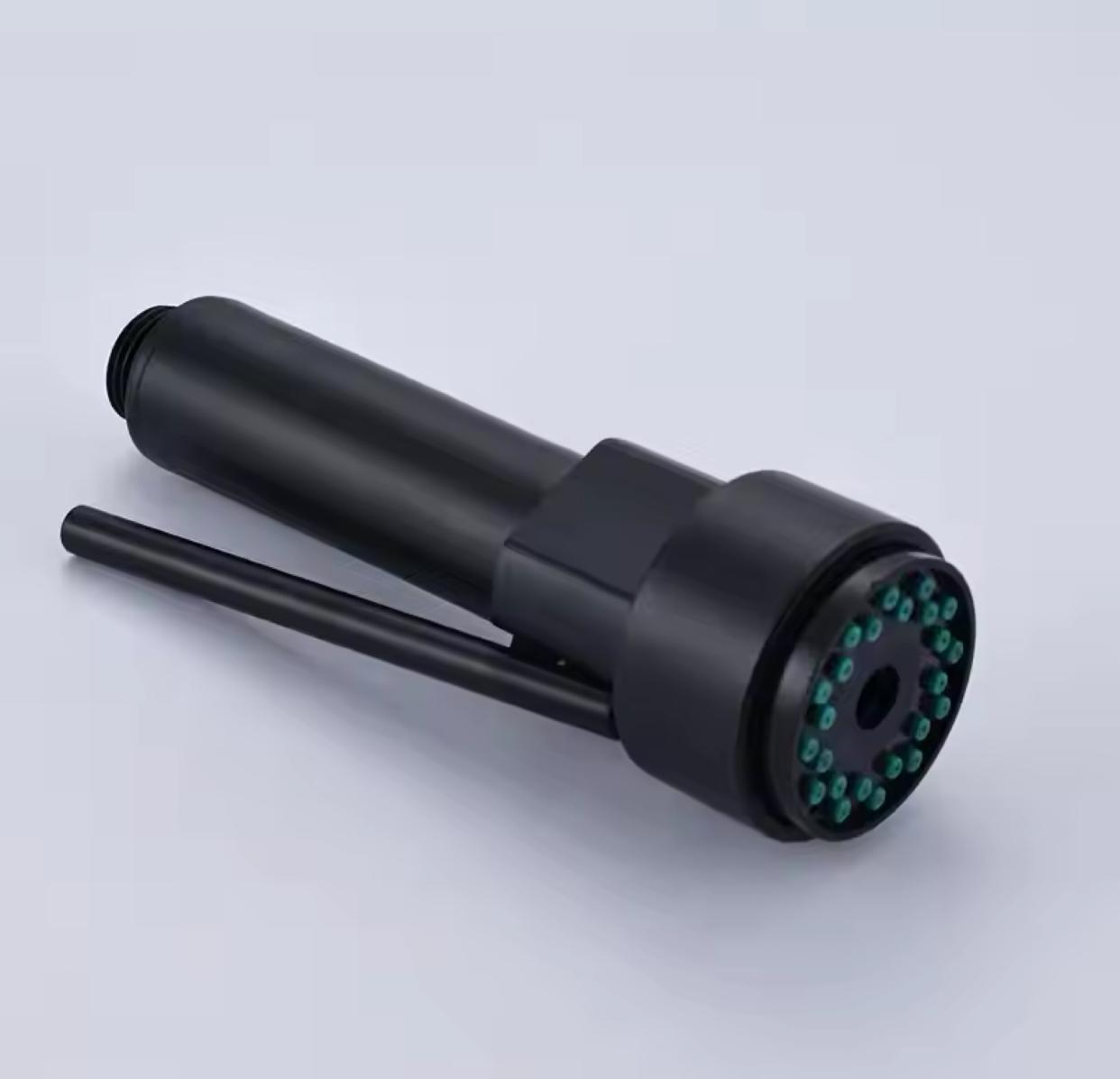 Metal Replacement Nozzle Head Kitchen Faucet Spray & Stream Matte Black Finish