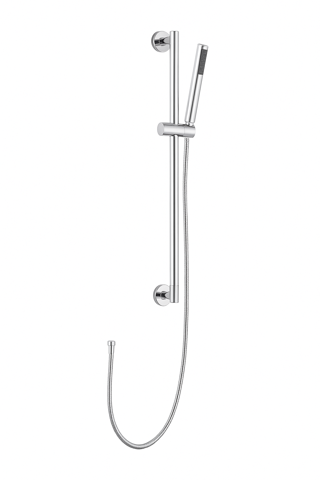 MAX Faucets – Adjustable Shower Slide Bar with Handheld Shower Head, Wall Mounted, Shiny Chrome Finish YM-192-C