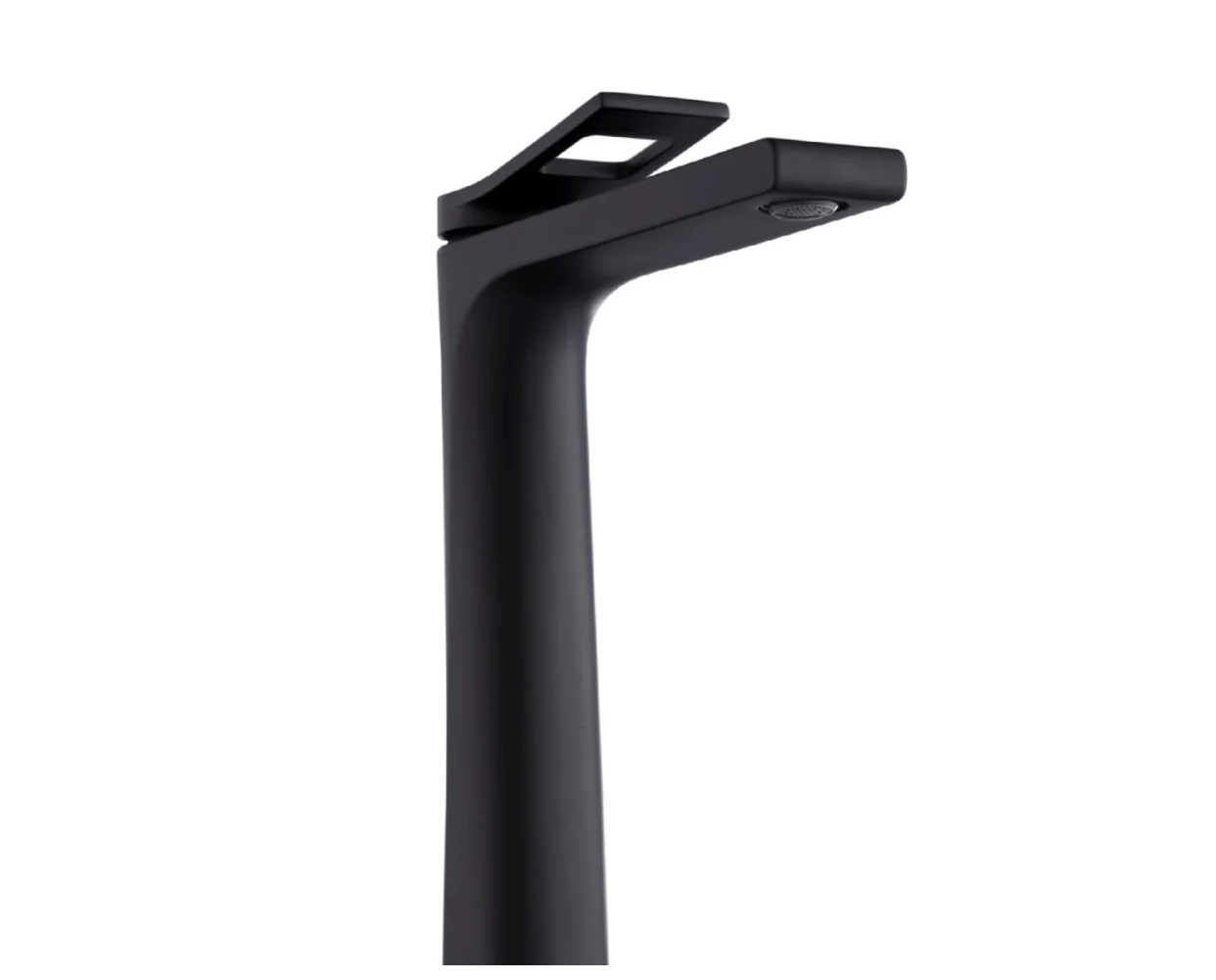 MAX Faucets | Long Spout Vessel Sink Bathroom Faucet 10" – Matte Black WM-1916V-MB