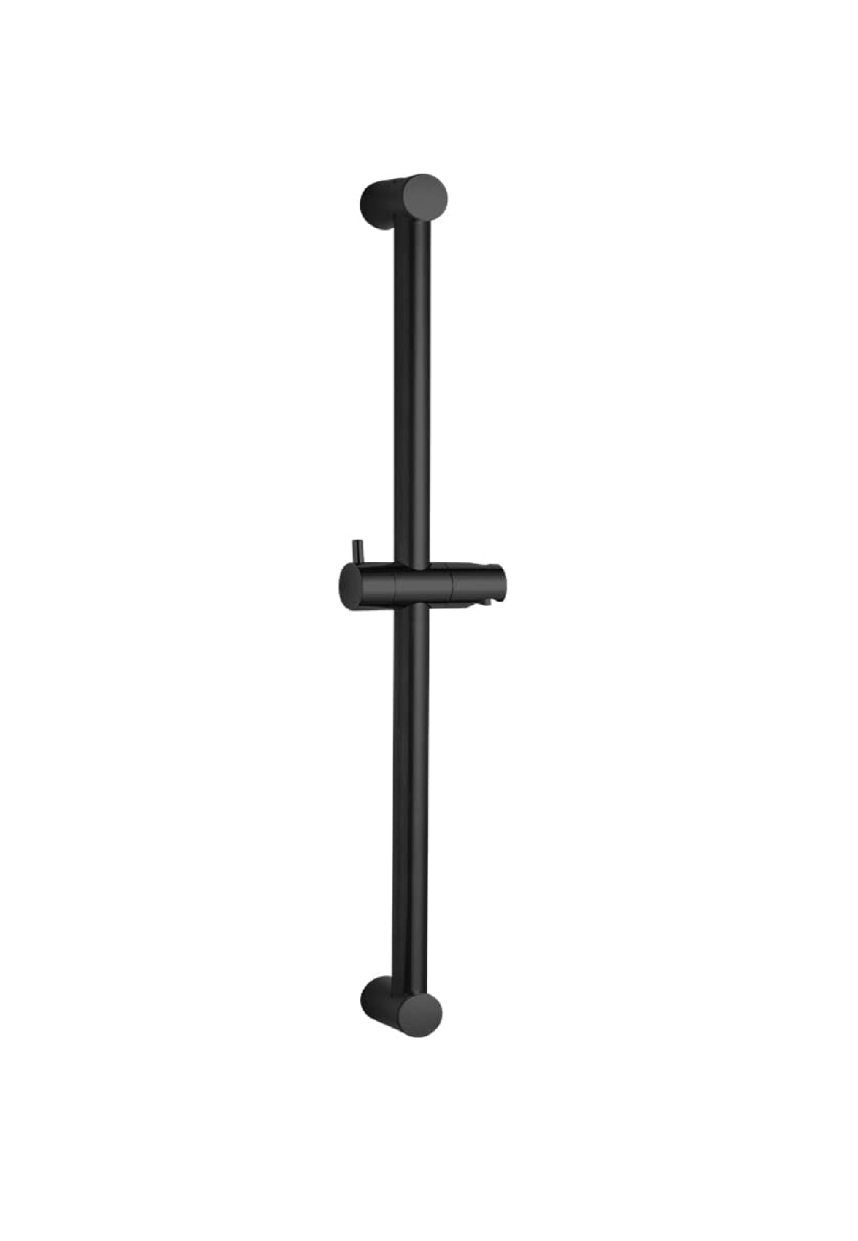 MAX Faucets – Round Single-Setting Adjustable Slide Bar, Wall Mounted, Matte Black Finish YM-191-MB