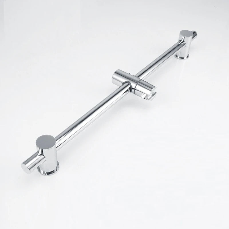 MAX Faucets – Round Single-Setting Adjustable Slide Bar, Wall Mounted, Shiny Chrome Finish YM-191-C