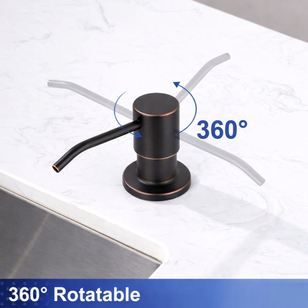 Soap & Lotion Dispenser – Oil Rubbed Bronze Finish | MAX Faucets