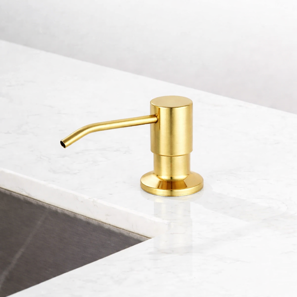 Soap & Lotion Dispenser – Shiny Gold Finish | MAX Faucets MP-12111-G