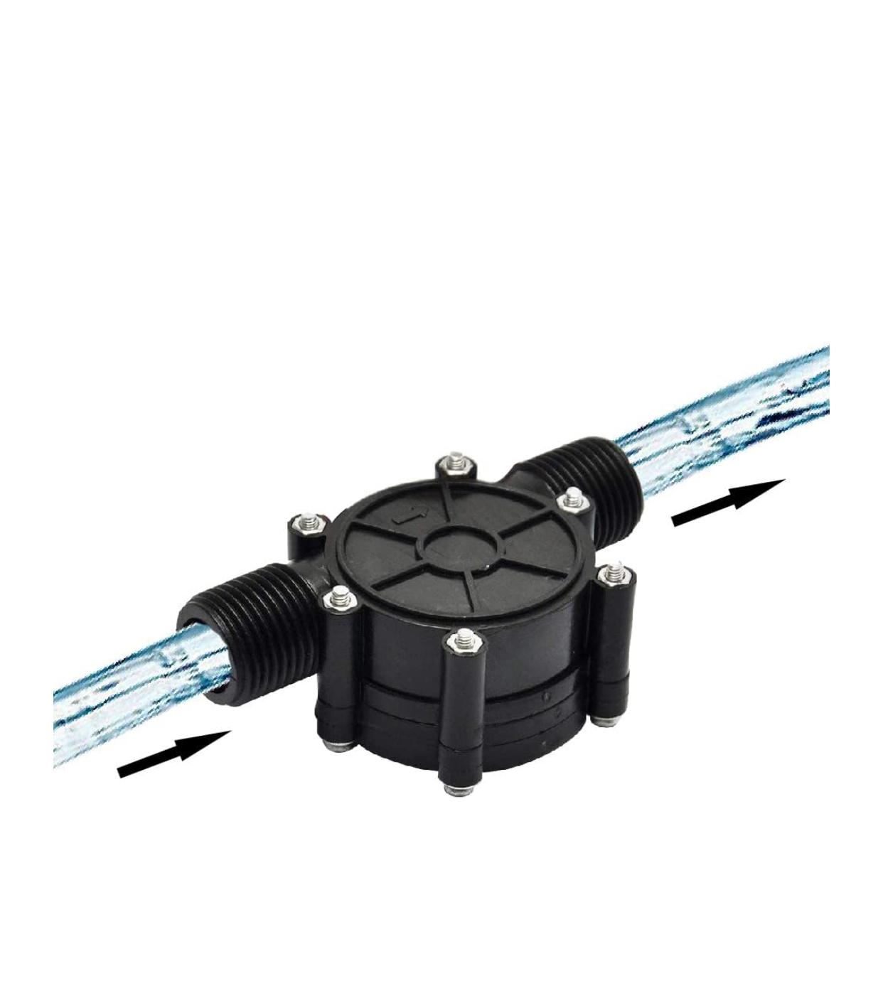 Mini Water Turbine Generator – G1/2" Male Thread (Hydroelectric Power)