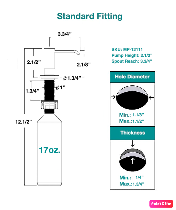 Soap & Lotion Dispenser Chrome Finish