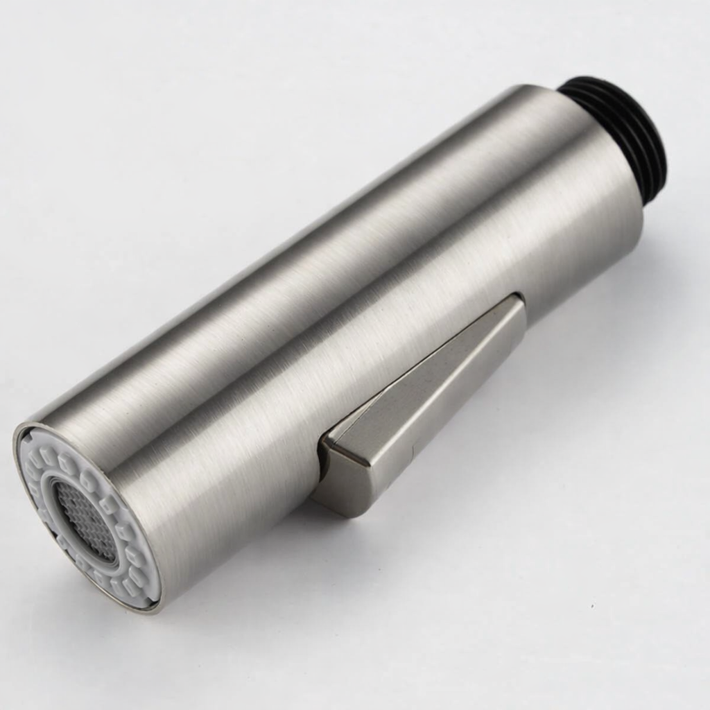 Replacement Kitchen Faucet Nozzle Head – Spray & Stream | Brushed Nickel Finish