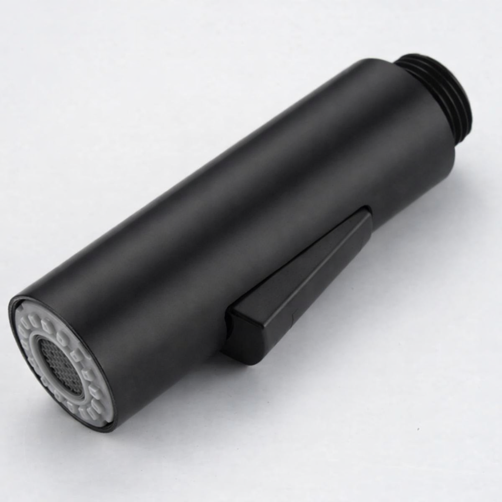 Replacement Kitchen Faucet Nozzle Head – Spray & Stream | Matte Black Finish