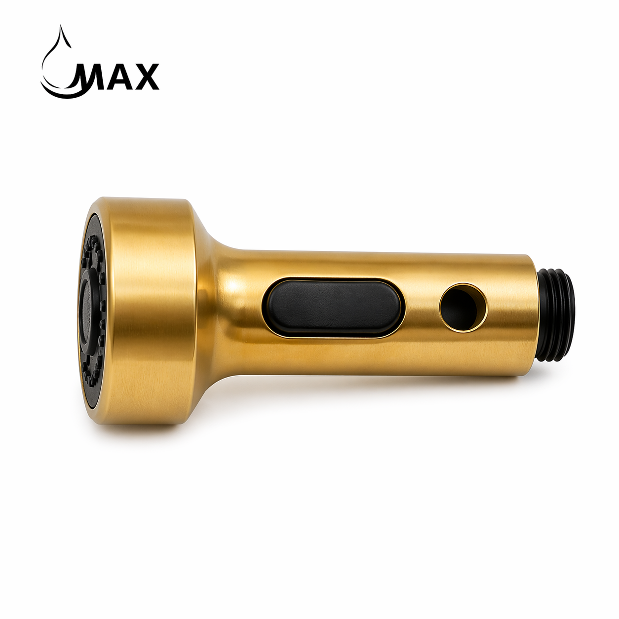 Replacement Nozzle Head Kitchen Faucet Spray, Stream, Stop Brushed Gold