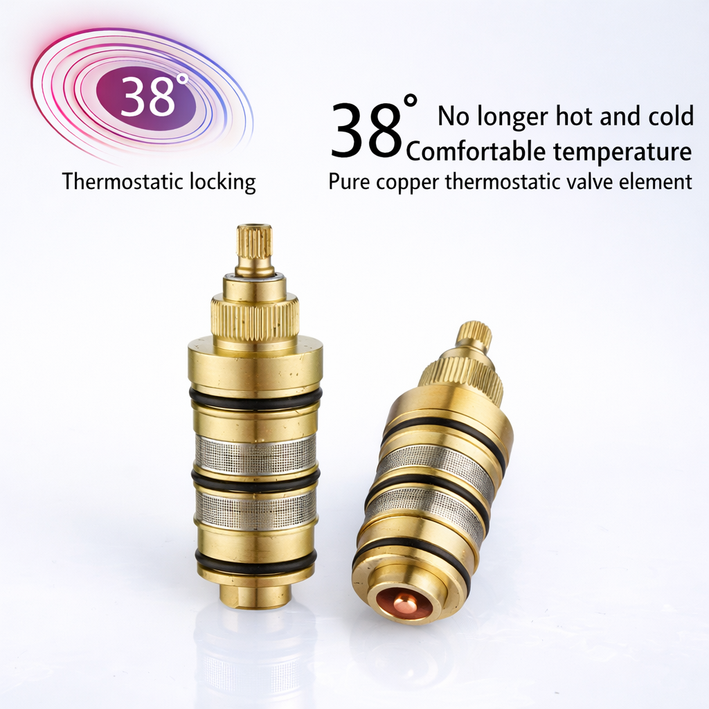 Replacement Thermostatic Shower Valve Cartridge Hot & Cold – Model M-TH7123MC-HC MAX Faucets