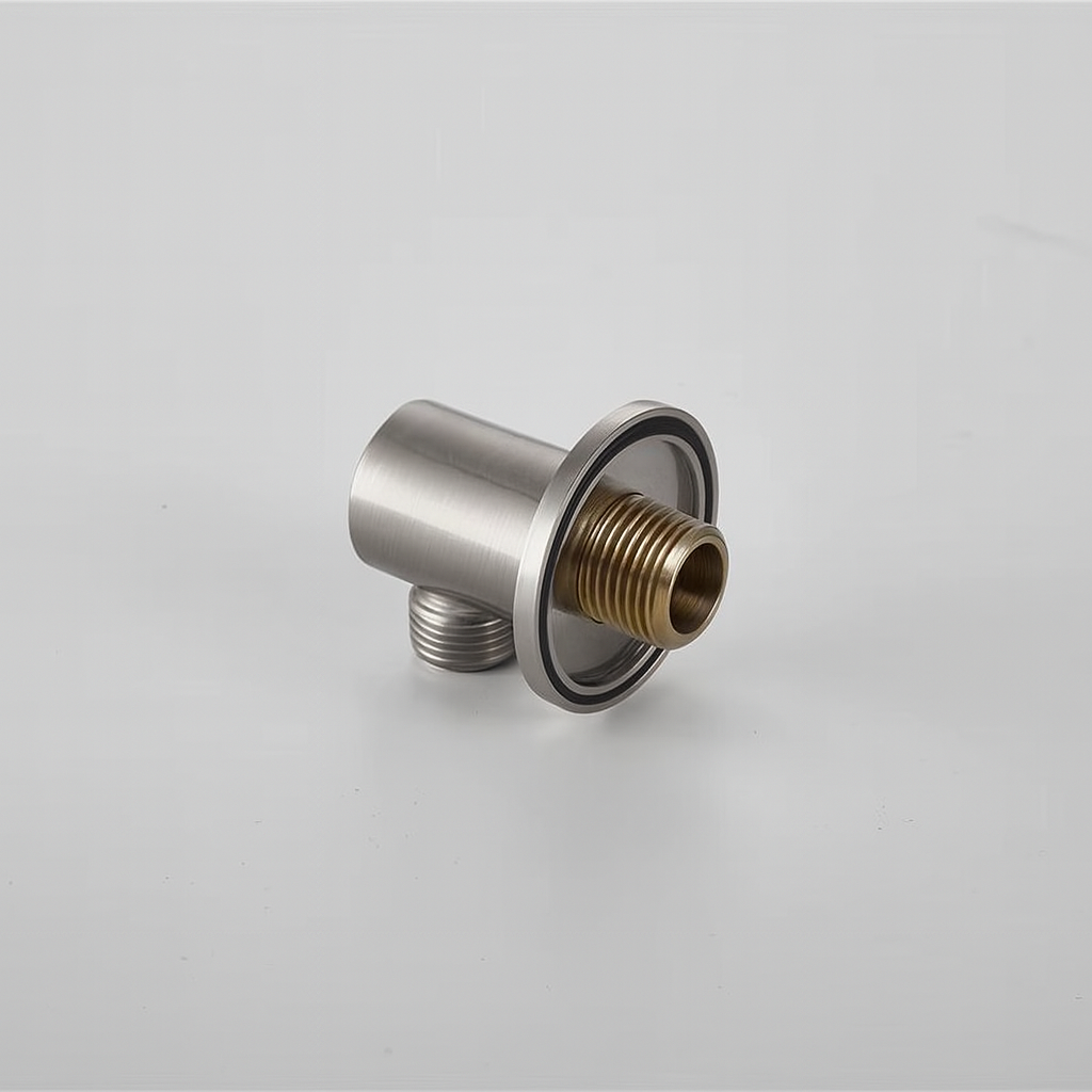 Round Shower Outlet Elbow Wall Mounted – Brushed Nickel | MAX Faucets M-ROLE7511W-BN