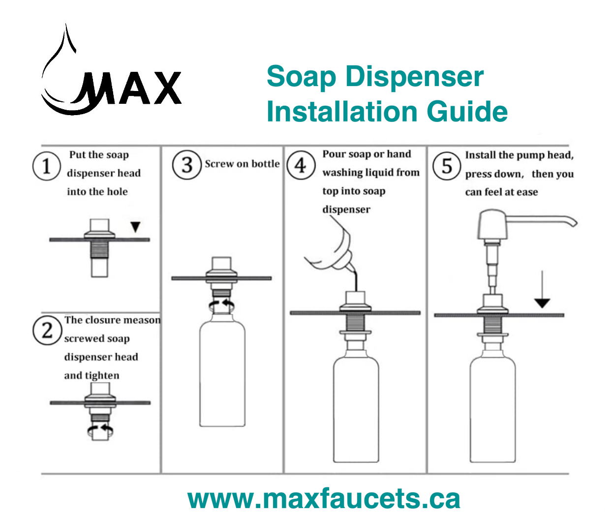 Soap Dispenser Installation Guide 