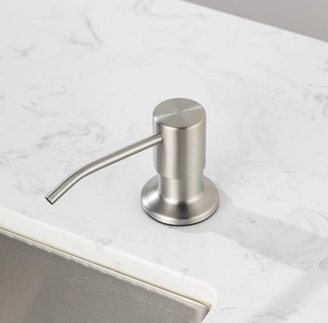 Soap & Lotion Dispenser – Brushed Nickel Finish | MAX Faucets MP-12111-BN