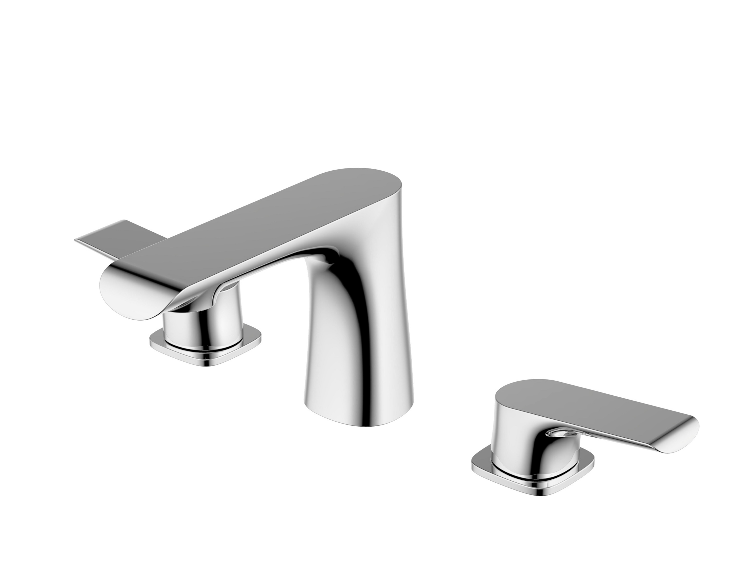 Two Handle Widespread Bathroom Faucet – Chrome Finish | MAX Faucets
