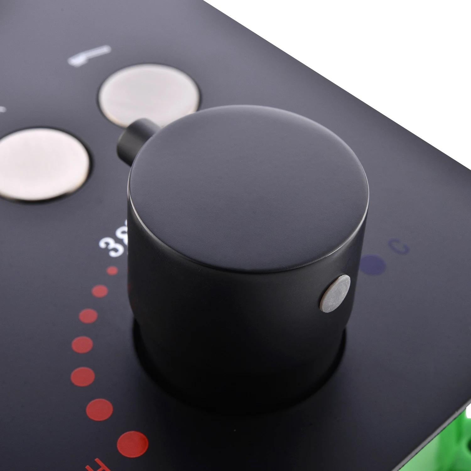 Thermostatic Shower Valve Three Function Handheld Matte Black Finish