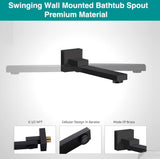 Ceiling Thermostatic Shower System Three Functions With Hand-Held Slide Bar and Pressure Balance Valve Matte Black Finish