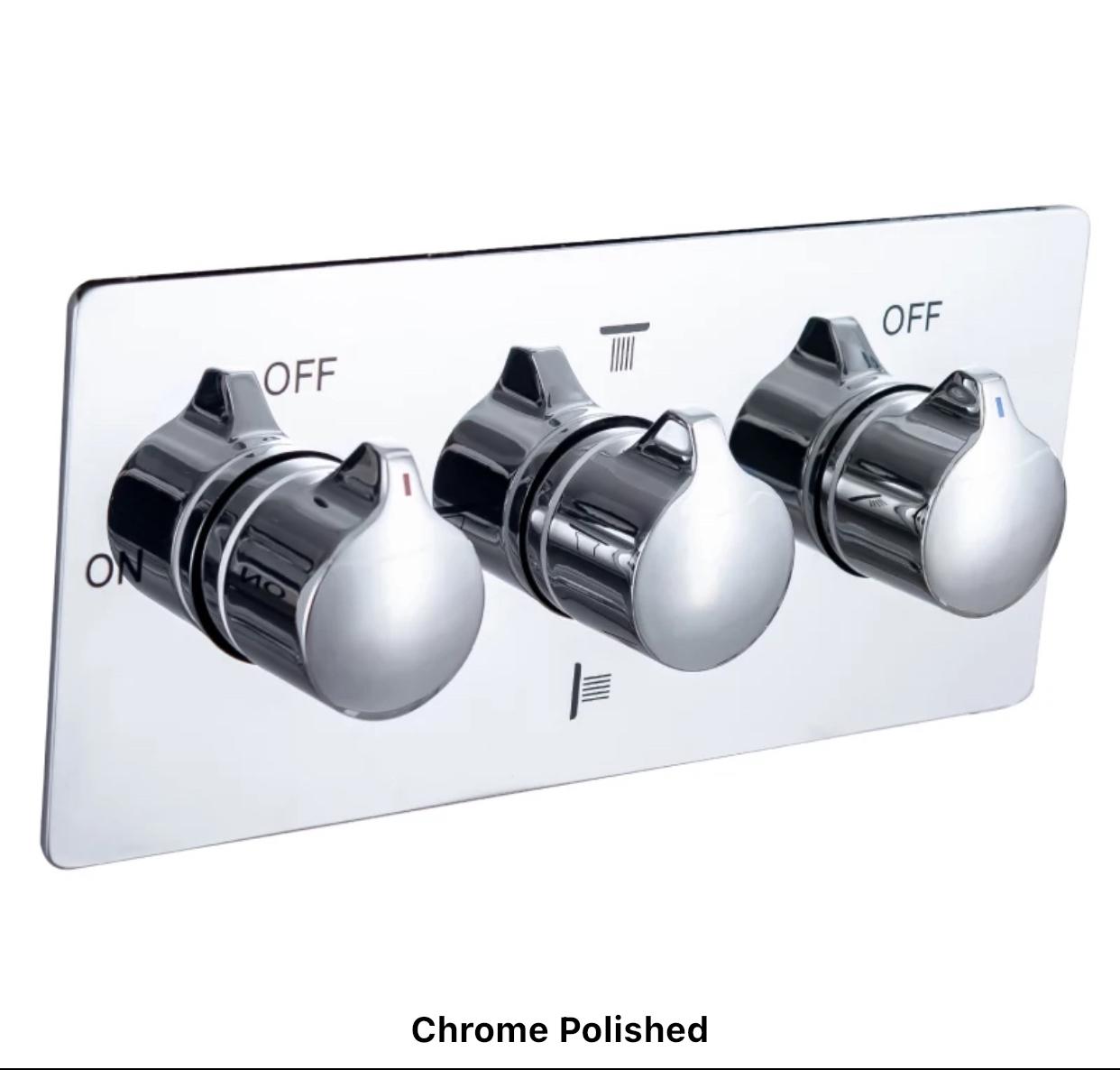 Four-Function Pressure Balance Shower Valve Chrome