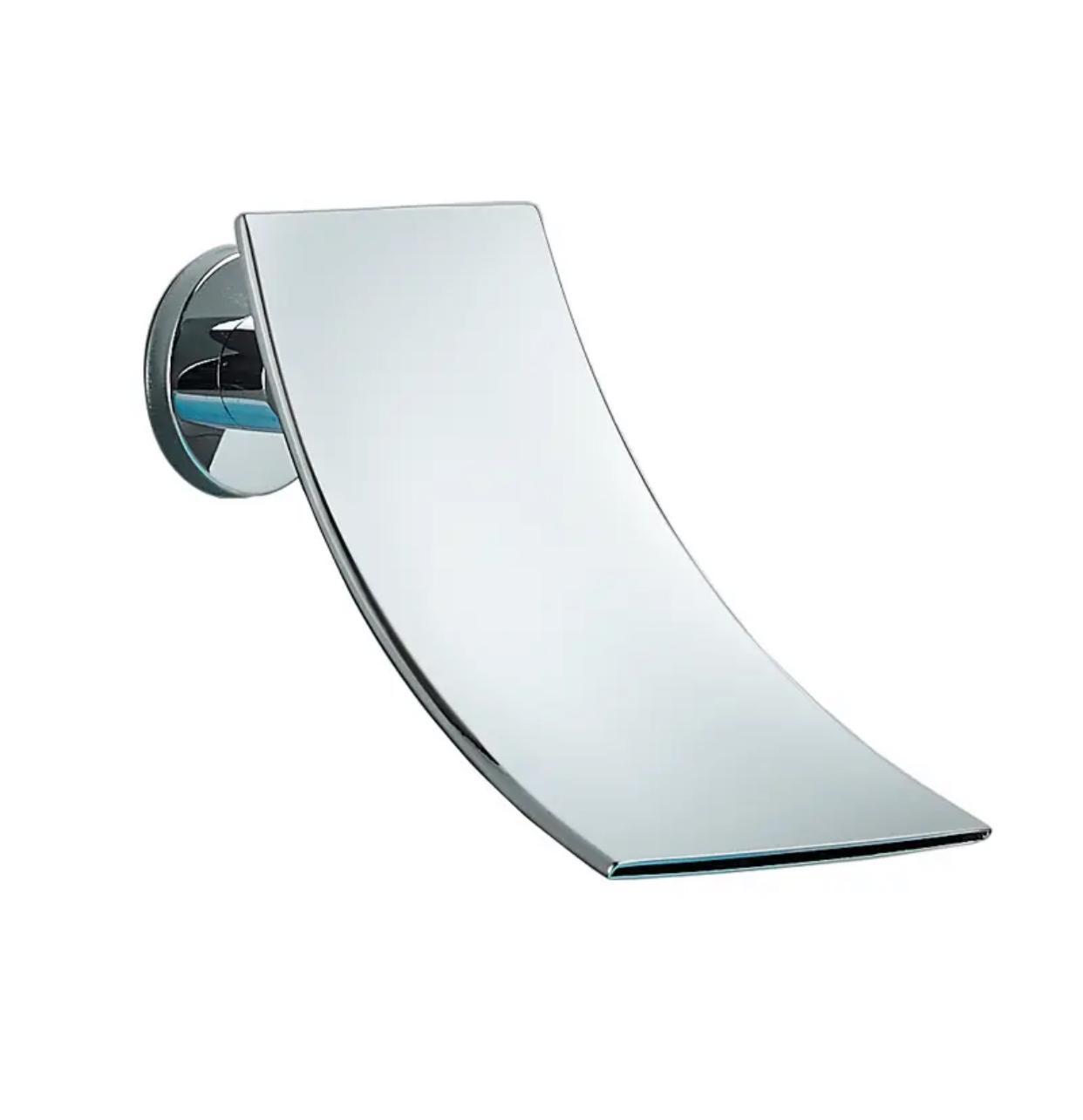 Waterfall Tub Filler Spout | Wall Mounted | Chrome Finish