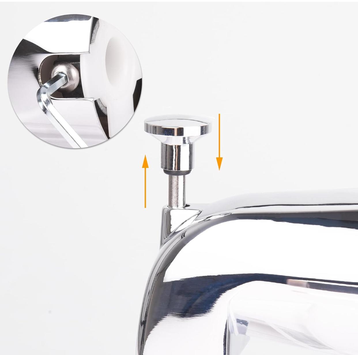 MAX Faucets | Tub Filler Spout 5" With Diverter - Chrome