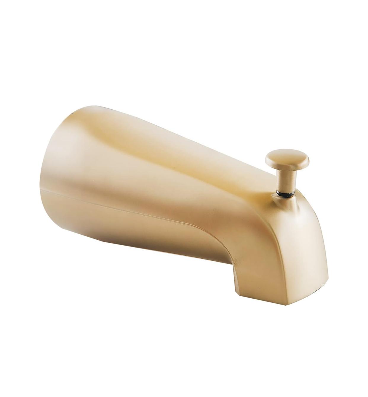MAX Faucets | Tub Filler Spout 5" With Diverter - Brushed Gold