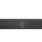 Linear Shower Drain with Cover 18 Inches Matte Black