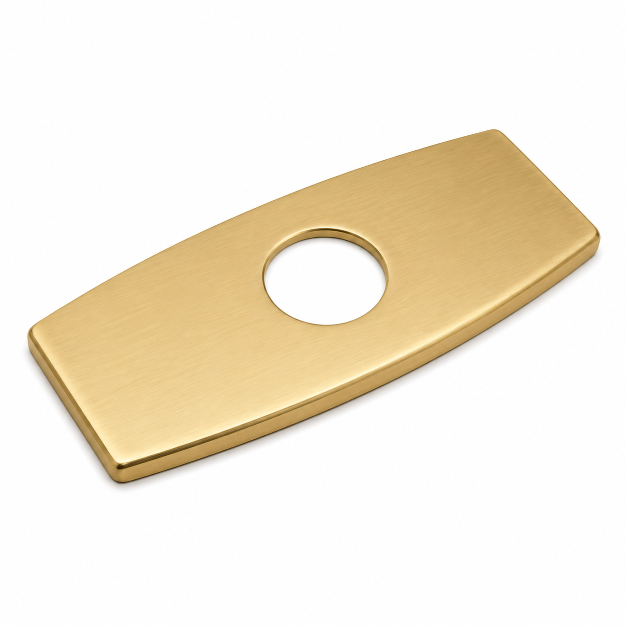 MAX Faucets brushed gold faucet deck plate for bathroom sink