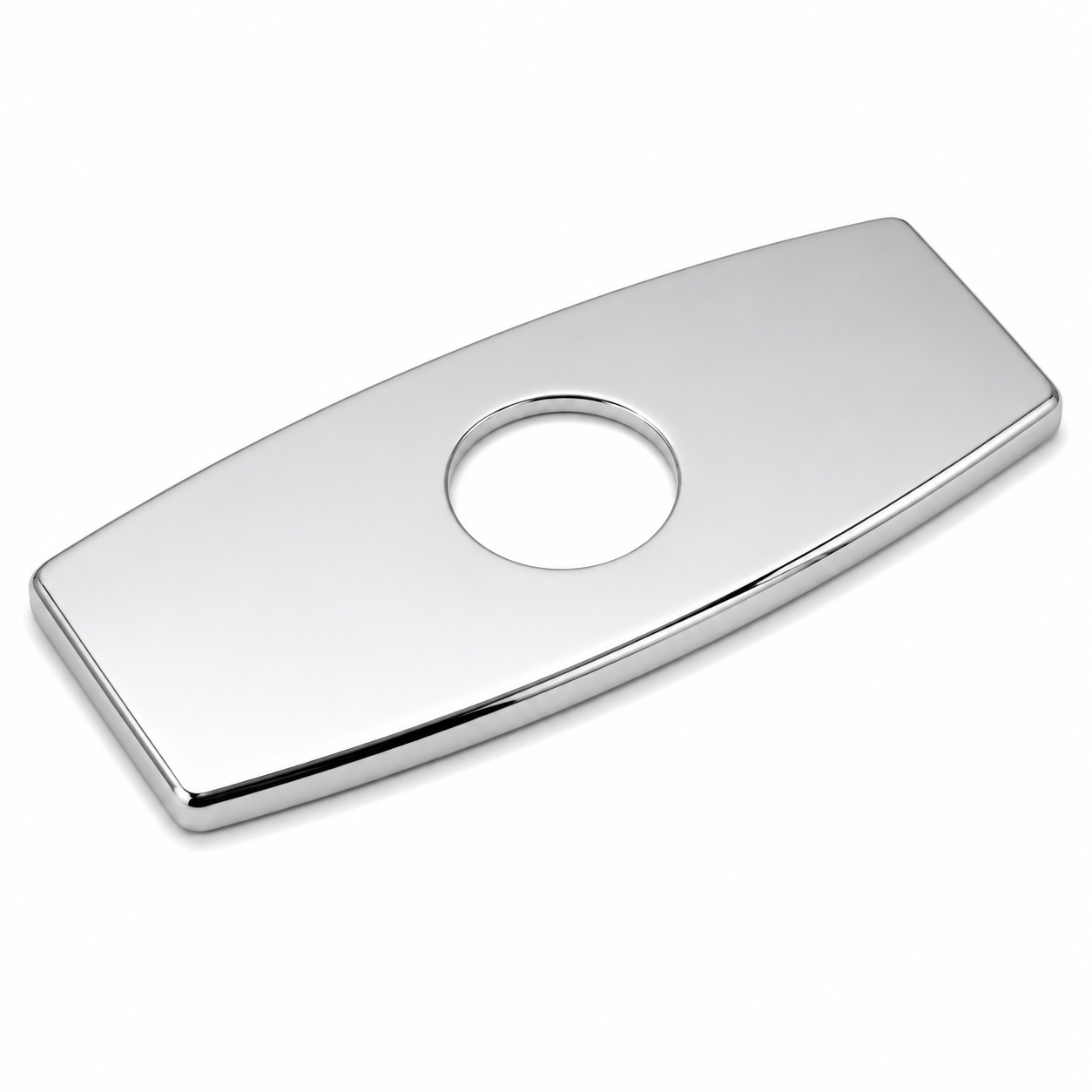MAX Faucets chrome faucet deck plate for bathroom sink