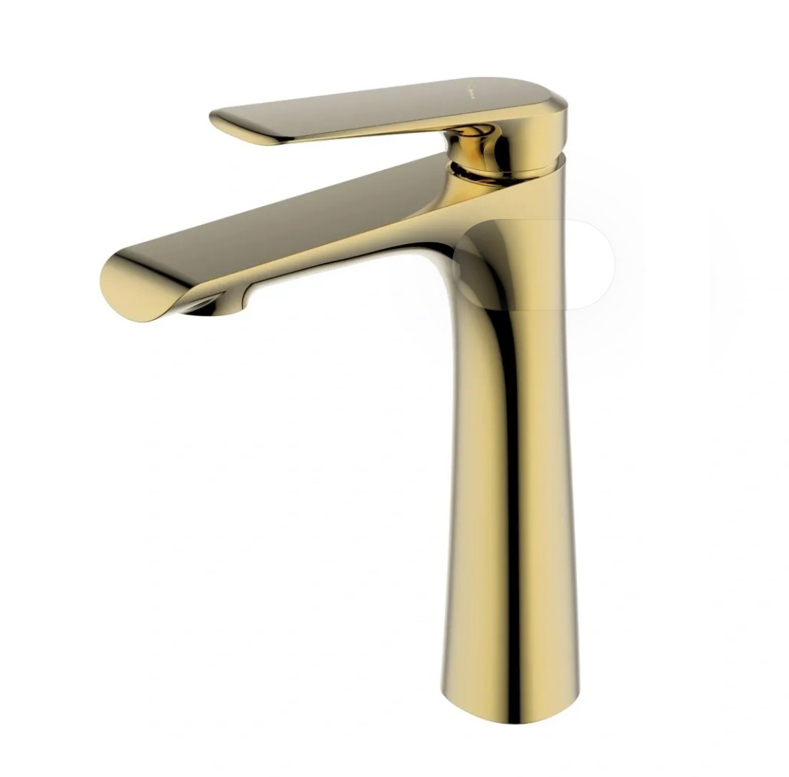 Vessel Sink Bathroom Faucet – Ultra Thin Spout 10" Brushed Gold Finish