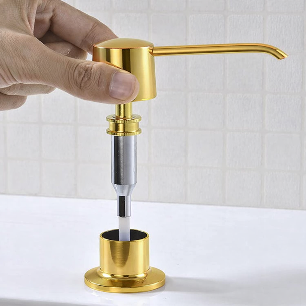 kitchen-soap-dispenser-gold-built-in-easy-to-refill