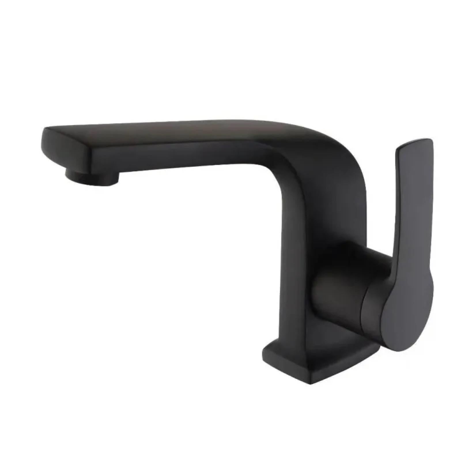 Matte black bathroom faucet with smooth water flow from MAX Faucets