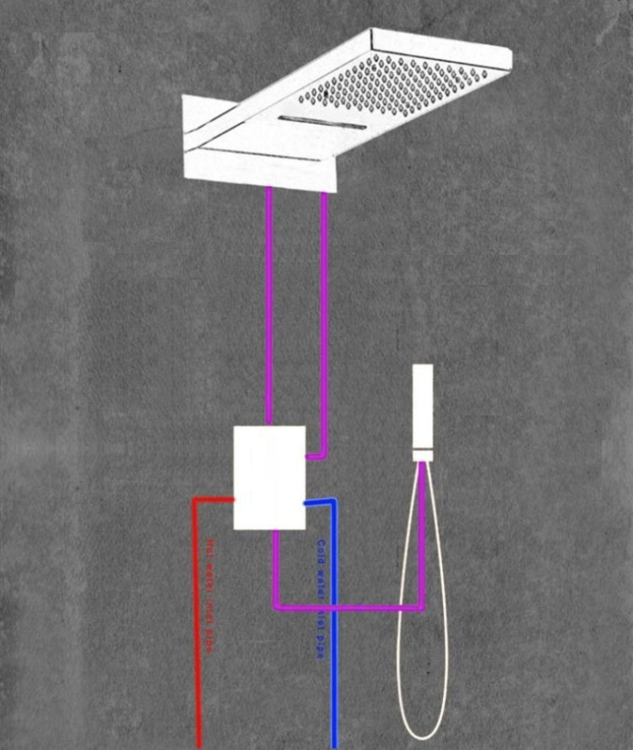 matte-black-shower-system-finish-pipe-detail