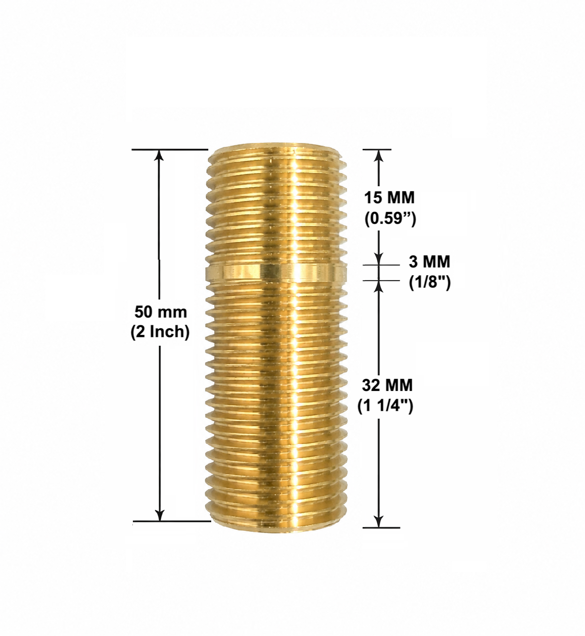 max-faucets-brass-pipe-nipple-2-inch-front-view