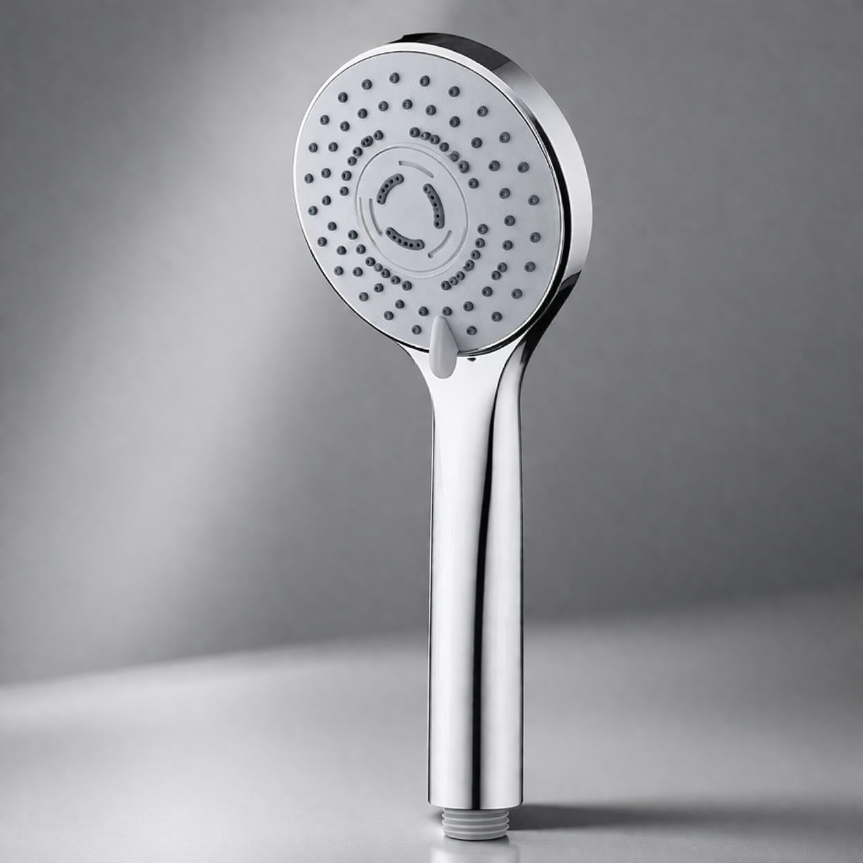 Chrome round handheld shower with five spray settings by MAX Faucets