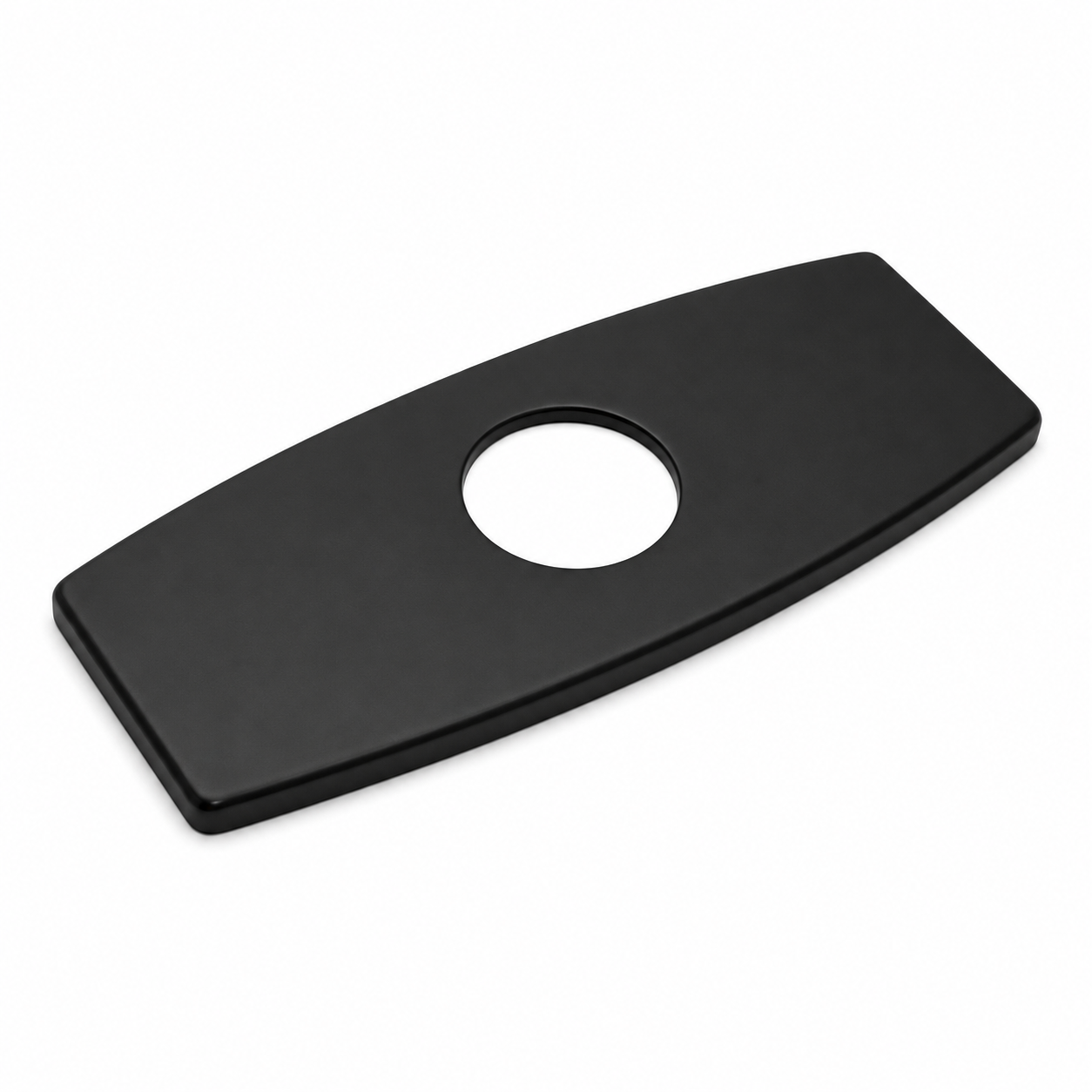 MAX Faucets matte black faucet deck plate for bathroom sink