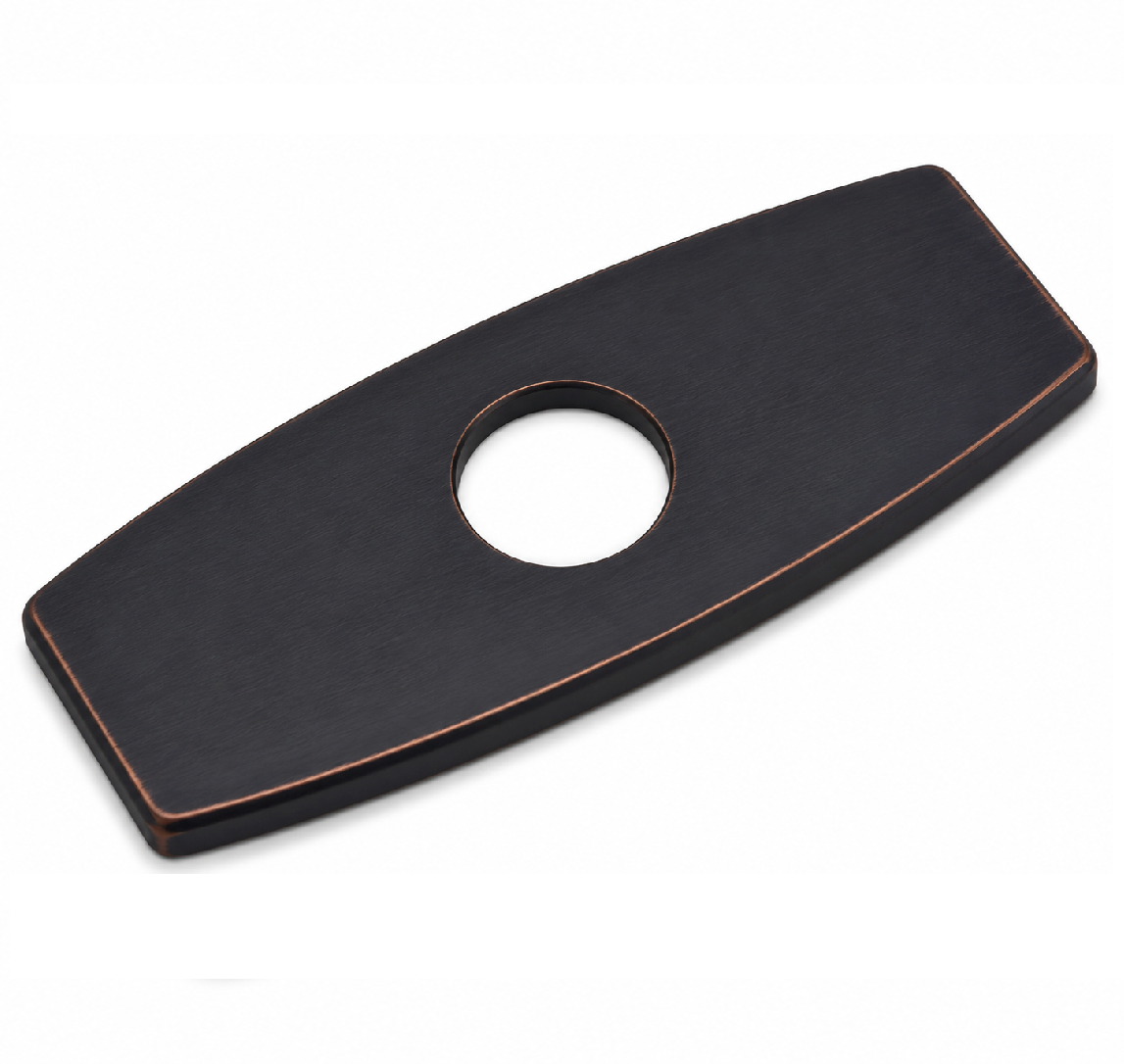 MAX Faucets oil rubbed bronze faucet deck plate for bathroom sink