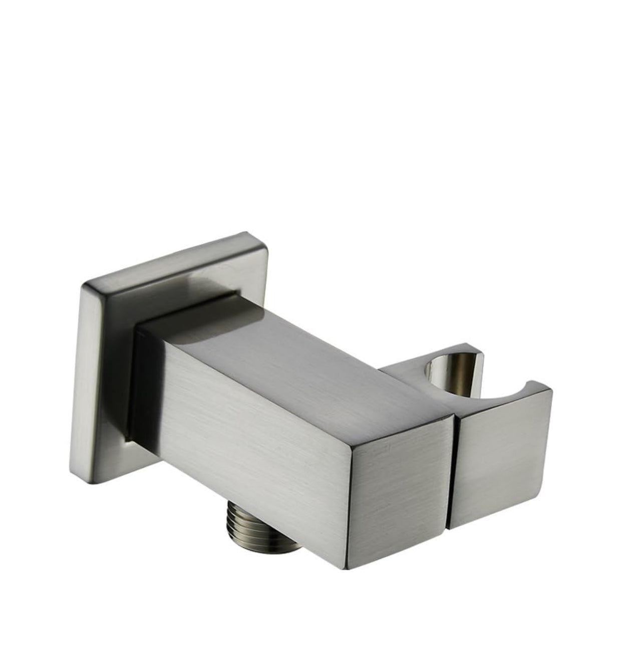 Square shower outlet elbow with adjustable handheld holder by MAX Faucets