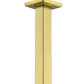 Ceiling Shower Head Arm 16" In Brushed Gold Finish