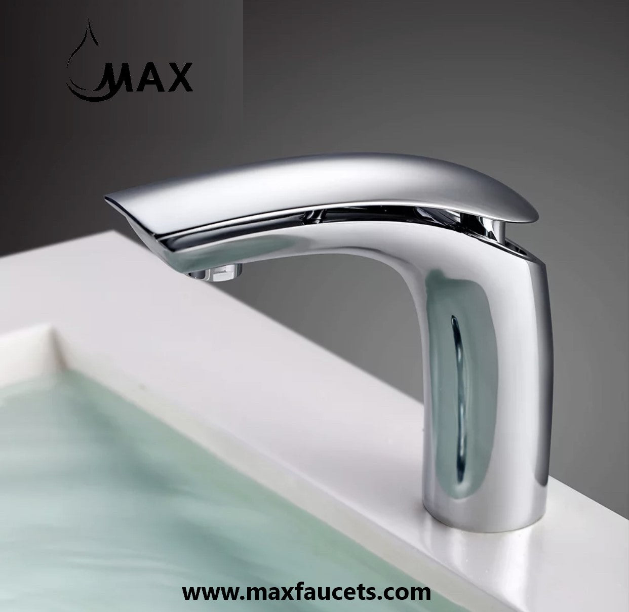 Bathroom Faucet Elegance Design Chrome Finish