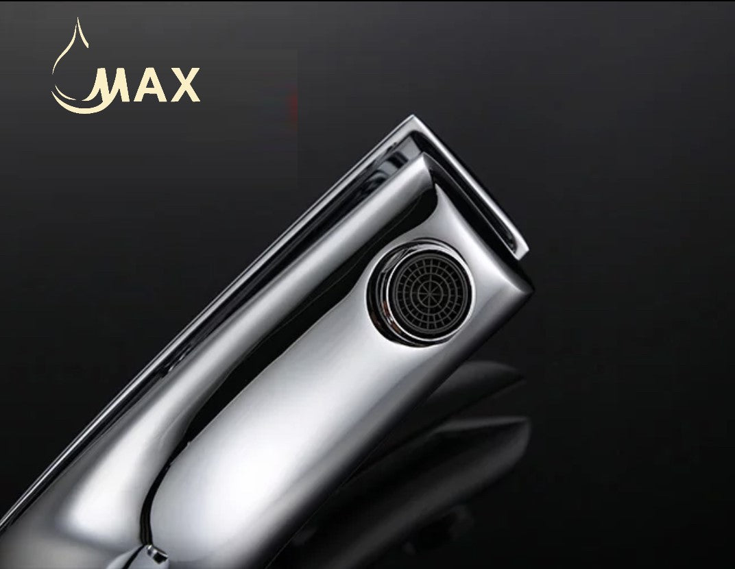 Bathroom Faucet Elegance Design Chrome Finish