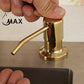 Soap & Lotion Dispenser Shiny Gold Finish