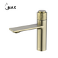 Punch Knob  Bathroom Faucet Brushed Gold Finish