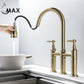 Two-Handle Kitchen Faucet Pull-Out Three Functions