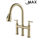 Two-Handle Kitchen Faucet Pull-Out Three Functions