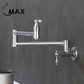 Pot Filler Faucet Double Handle Traditional Wall Mounted 27" With Accessories Chrome Finish