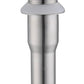Small Cap Pop Up Sink Drain Assembly With Overflow Brushed Nickel